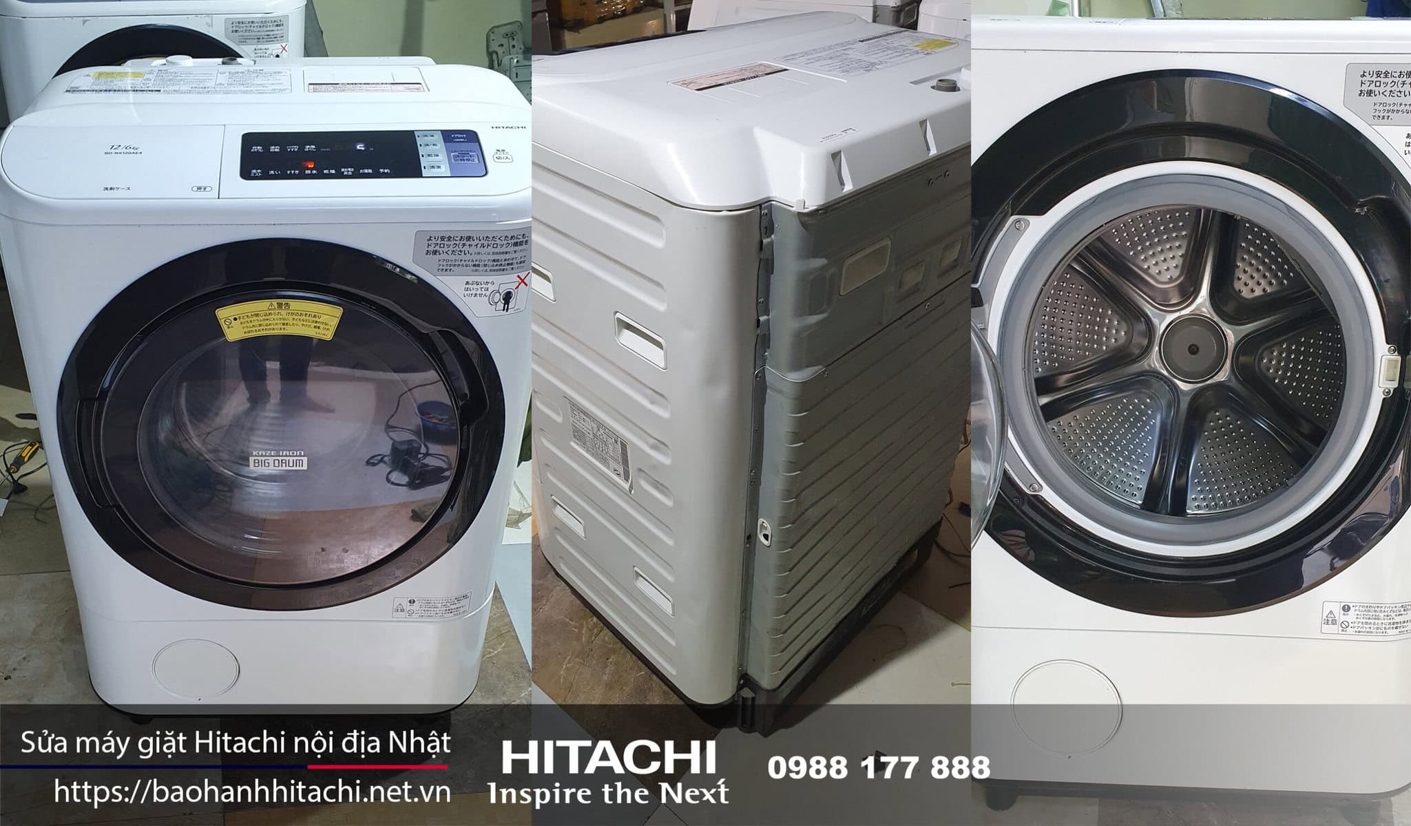Máy giặt Hitachi báo lỗi C08 - Nguyên nhân và cách khắc phục hiệu quả